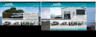 Screen Shot of New Coastal Website